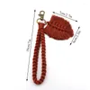 Keychains 1 Pc Bohemia Style Macrame Tassel For Women Designer Key Holder Keyring Bag Car Charm Hanging Jewelry Gift Friends