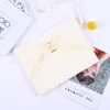 Confezione regalo Busta grande Po Custodia per imballaggio Scatola per cartoline di carta per sciarpa di seta con nastro LX7596