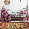 Tappeti Pura Lana Manuale Kilim Tappeto Gauzily Geometria Moderna Tessuto Trama Ruvida Collocazione Colore Negozio Tappetogc195kliyg28