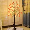 Christmas Decorations 1.5m 300Leds Glow Tree Standing Floor Lamp LED Lights With Lampshade Home For Living Room Kids