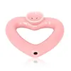 pink ceramic heart shape smoke accessory herb pipe with Tobacco Bowl Tobacco Pipes Smoking Accessories