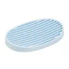 Porte-savon en silicone souple à la mode créatif maison cuisine salle de bain toilette vidange boîte à savon moderne élégant