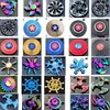 Startseite Dekompressionsspielzeug Regenbogen Metall Fidget Spinner Stern Blume Totenkopf Drachenflügel Handspinner für Autismus ADHS Kinder Erwachsene Antistres