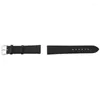 Watch Repair Kits 3X 20Mm PU Leather Color Black Bracelet Fashion