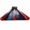 10x3m Popular Inflable Bowling Playground Alley Shooting Ball Game com pinos de boliche e bolas