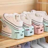 Storage Boxes Bins Durable Adjustable Shoe Organizer Footwear Support Slot Space Saving Cabinet Closet Stand Shoes Rack Shoebox 221008