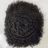 Sostituzione dei capelli vergini vietnamiti dell'onda di 8mm 180% densità pesante 8x10 Mono Toupee per uomini neri Consegna espressa veloce