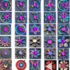 Domowa dekompresja zabawka Rainbow Metal Fidget Spinner Star Flower Skull Dragon Wing Hand Spinner dla autyzmu ADHD Kids Doross Antistres