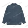 Xinxinbuy Men Designer Coat Jacket Denim Jacquard Letter