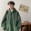 Herrtröjor män sweatshirt casual modekläder mens koreanska harajuku hip hop pullover hoodie streetwear lossa stor storlek 4xl e619