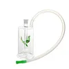 Bubbler Ölbrenner Glasbongs Wasserpfeifen Perkolator Bubbler Smart Recycle Filter Mini tragbares Rauchgerät