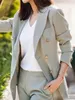 Damenanzüge, Blazer, Büro-Damen, elegant, lässig, Blazer, Hosenanzüge, Damen-Frühlingsmode, Arbeitskleidung, zweiteilige Sets, weibliche Business-Hose, Outfits 221008