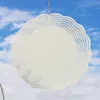 Sublimatie blanco windspinner 10 inch aluminium spinners buiten hangende tuindecoratie metalen blanks beide zijden afdrukbaar bestand opvouwbaar klembord A4 houten MDF