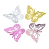 Party Supplies 10pcs Acrylic Hollow Butterfly Cake Topper Girl Birthday Decoration Artificial Crafts Baking Decor