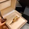 Mode luxe Bulgaarse S925 zilveren sieraden gouden ring designer mannen en vrouwen cadeau verlovingsringen voor liefde ingelegd aaa zirkoon plating 18k rose cjeweler
