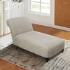 Stol t￤cker chaise slipcover stretch soffa lounge cover f￶r vardagsrum inomhus arml￶st kudde slipskydd