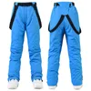 Ski BIB Pants Nouveau 2022 Haute qualité Ski hommes et femmes -30 température coupe-vent imperméable chaud neige pantalon hiver snowboard L221025