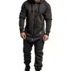 Men's Tracksuits Winter Clothing Soft Comfortable Warm Jumpsuit 5 Colors Solid Color for Jogging G221007