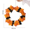 Dekorativa blommor halloween bat krans 28/40 cm stor bas blomma bondgård girland främre dörr vägg hängande för bröllop