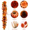 Decoratieve bloemen Party Joy Halloween Luxe kunstmatige Garland Red Autumn Vine voor Kerstmis Thanksgiving open haard herfstdecor