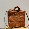 Totes Ybag Designer Tote Bags Women Fashion Leather Handbag Large Capacity Shopping Plaid Soft Shoulder Purse 220929