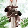 Tringles à rideaux 2pcs Jungle Animaux Rideau Embrasse Titulaire Crochets Embrasse Dos Enfants Chambre Décoration Accessoires Retenue Rideau Sangles 221008