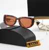 Designer fashionabla solskyddsmedel solglasögon för män och kvinnor UV400 fyrkantiga polariseringskvinnor i 6 färger