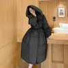 Women's Down Winter Warm Thicken Women's Long Jacket Fashion Loose Type Puffer Female Parkas With Hooded Plus Size Overcoat Oversize