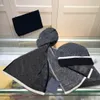 Bufanda de alta calidad conjunto mujer hombre invierno diseñador clásico sombreros bufandas conjuntos de punto schal beanie cachemir carta bordado gorros bufandas diseñadores 17 opciones