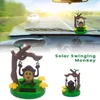 Interior Decorations Solar Powered Dancing Cute Animal Swinging Animated Monkey Bobble Dancer Toy Car Decor Kids Toys Gift Styling
