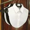 Boogbladen mode kanten nep kraag voor vrouwen mannen afneembaar massief shirt valse revers blouse top kleding accessoires