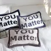 Pillow Idyllife Home Decorative Included Simple Design Sofa Bedding Couch Almofadas Pillowcase Car Throw Alphabet Cozy