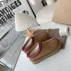 Kadın Tazz Terlik Kürk Slaytlar Klasik Ultra Mini Platform Boot Tasman Slip-On Les Petites Süet Yün Karışımı Konfor Kış Tasarımcı Pattik 35-40