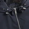 Chaquetas para hombres Diseñadores de chaquetas con capucha Triángulo Hombres Otoño Nuevo Abrigo de manga larga Chaqueta con cremallera casual de alta calidad Chaquetas con capucha 4XL 6M1P
