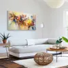 Canvas painting Large Abstract Painting Colorful Bloom Flower Poster Paintings For Living Room Wall Art Decorative Pictures Home Decor