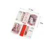 Prop Money Copy Toy Euro Partia Realistyczne fałszywe brytyjskie banknoty Papier pieniądze Udawaj dwustronne wysokiej jakości1Hi29tkq