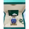 Super Watch V5 Five Star Ceramic Bezel Blue Dial Sapphire Date 40mm Automatisk mekanisk rostfritt st￥l Herr Lysande armbandsur