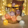 Strings 3M Led Cotton Ball Light String Decoration Fairy Lights Holiday Lighting Birthday Party Decor Christmas Home Lamp