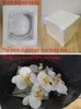 Dekorativa blommor 1 Set Real Touch Butterfly Orchid Artificial Home Decoration Phalaenopsis Ceramic Vase For Party Wedding Fake Potted