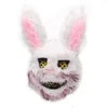 Feestmaskers Halloween unieke enge beer bloedige pluche hoofd cosplay kostuum rekwisieten