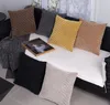 Travesseiro de milho de milho veludo cor de cor de cor sólido capa casa elas de arremesso decorativo 45cm para travesseiro de cama de sofá