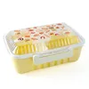 Dinnerware Sets Single-layer Plastic Lunch Box Microwave Oven Student Simple Sealed With Gasket Fruit Tableware