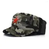 Beretti Red Pentacle Atmostato ricamato Hat REVOLUTIVE MEMORIALE MIMERIORE CAMUFFAGE BASSBALL BASSE PER CIRCA SULLA CASUALI