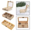 Bouteilles de rangement boîtier verrouillable en bois Fleur / artisanat / cadeaux Emballage