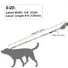 Dog Collars Leash Rope Nylon Printed Pet Dogs Walking Lead Leashes For Small Medium Large Cat Chihuahua Pitbull