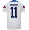 NOWOŚĆ 23 24 24 PULISIC MCKENNIE SOCCER Jerseys Reyna Aaronson USA koszulka piłkarska 2023 2024 Weah acosta ferreira dest dunn Morgan Adams Home Away Men Kid Kit Kit Mundlid