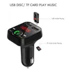 Kit de carro HandsFree Wireless Bluetooth FM Transmissor LCD MP3 player USB Charger 2.1a Acessórios 2022