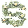 Dekorativa blommor 12st/Wisteria Artificial Flower Silk Rose Wreath Arch Wedding Diy Home Garden Pendant Plant Wall Decoration