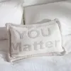 Pillow Idyllife Home Decorative Included Simple Design Sofa Bedding Couch Almofadas Pillowcase Car Throw Alphabet Cozy