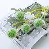 Decorative Flowers Artificial Auspicious Hairball Ball Chrysanthemum Foam Fake Wedding Bouquet Po Scene Props Home Decoratio